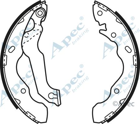 APEC SHU643 - Set saboti frana - allinparts.ro