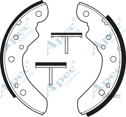 APEC SHU148 - Set saboti frana - allinparts.ro