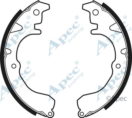 APEC SHU101 - Set saboti frana allinparts.ro