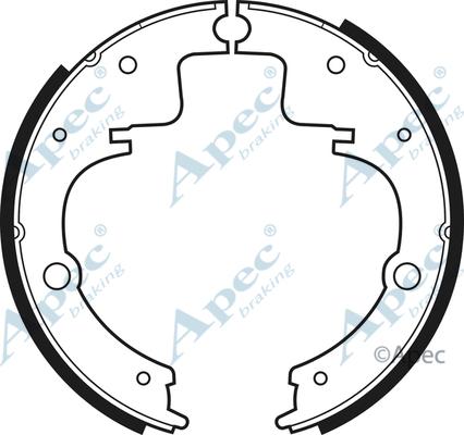 APEC SHU180 - Set saboti frana - allinparts.ro
