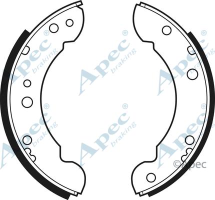 APEC SHU138 - Set saboti frana - allinparts.ro