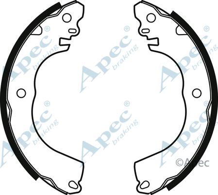 APEC SHU819 - Set saboti frana allinparts.ro