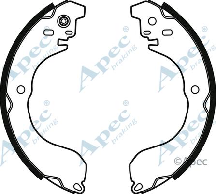 APEC SHU821 - Set saboti frana - allinparts.ro