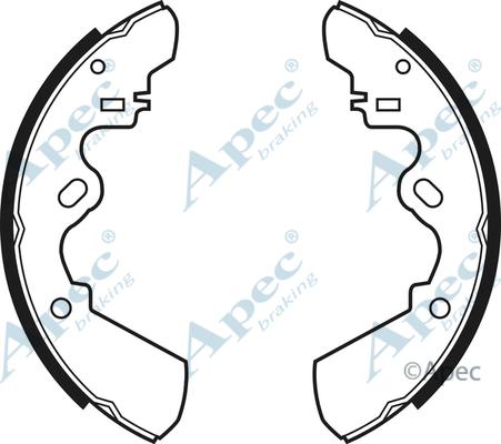 APEC SHU359 - Set saboti frana allinparts.ro
