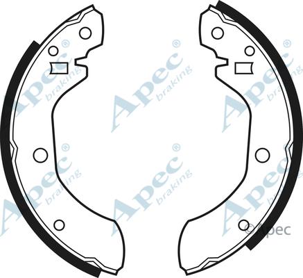 APEC SHU308 - Set saboti frana - allinparts.ro