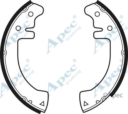 APEC SHU33 - Set saboti frana - allinparts.ro