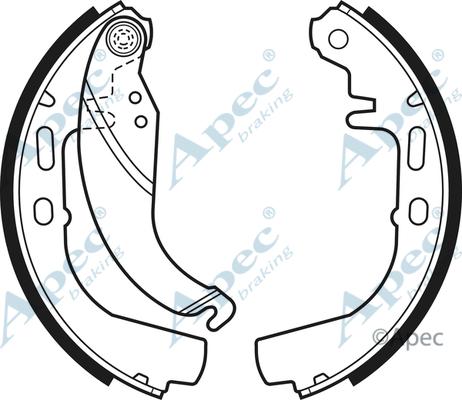 APEC SHU329 - Set saboti frana - allinparts.ro