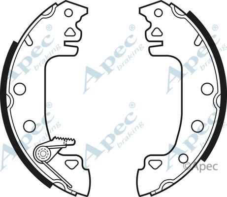 APEC SHU371 - Set saboti frana - allinparts.ro