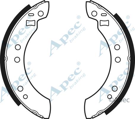 APEC SHU244 - Set saboti frana allinparts.ro