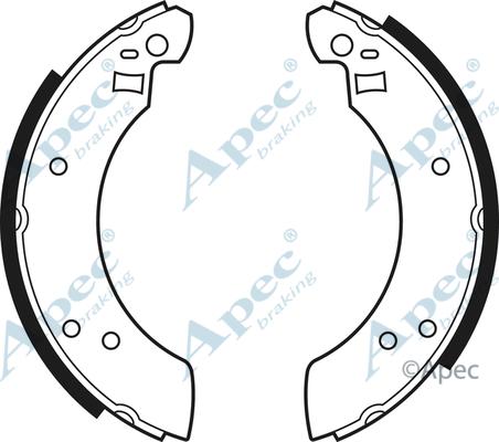 APEC SHU248 - Set saboti frana allinparts.ro