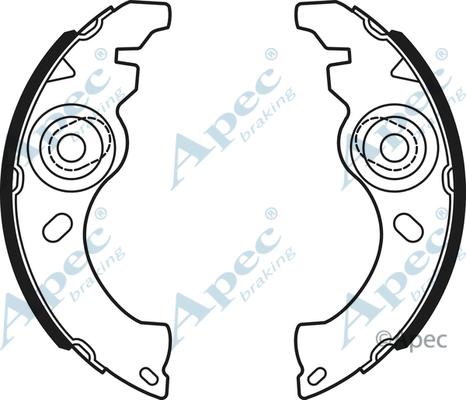 APEC SHU731 - Set saboti frana - allinparts.ro