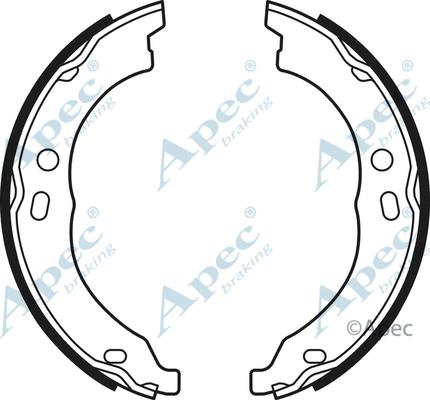 APEC SHU721 - Set saboti frana, frana de mana - allinparts.ro
