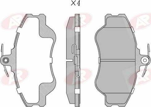 AP-SA 5AP920 - Set placute frana,frana disc - allinparts.ro