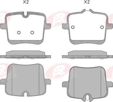 AP-SA 5AP5609 - Set placute frana,frana disc allinparts.ro