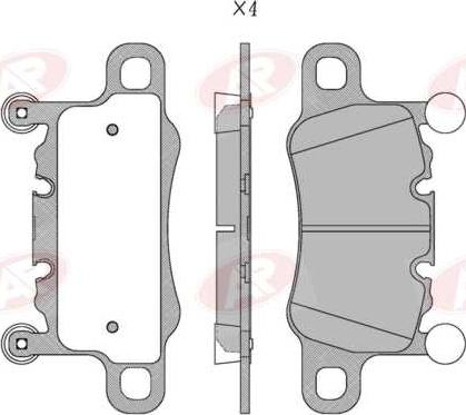 AP-SA 5AP5285 - Set placute frana,frana disc - allinparts.ro