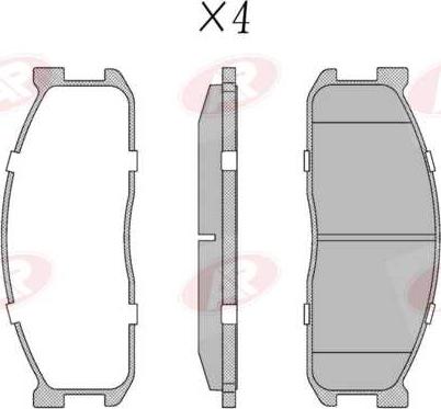 AP-SA 5AP039 - Set placute frana,frana disc allinparts.ro