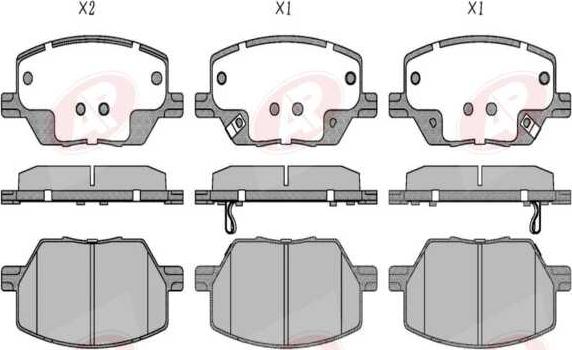 AP-SA 5AP1953 - Set placute frana,frana disc - allinparts.ro