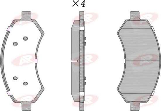 AP-SA 5AP1924 - Set placute frana,frana disc - allinparts.ro