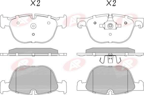 AP-SA 5AP1496 - Set placute frana,frana disc - allinparts.ro
