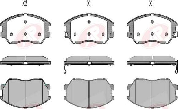 AP-SA 5AP1448 - Set placute frana,frana disc - allinparts.ro