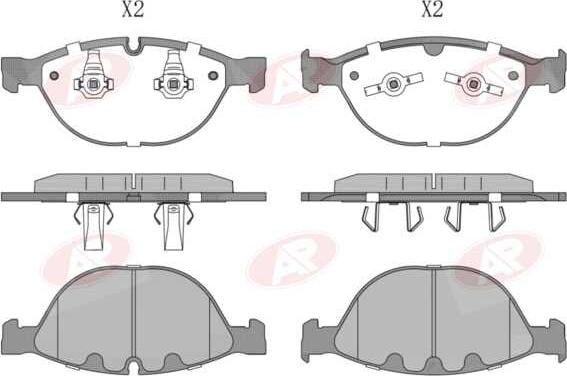 AP-SA 5AP1410 - Set placute frana,frana disc allinparts.ro
