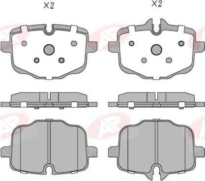 AP-SA 5AP1631 - Set placute frana,frana disc - allinparts.ro