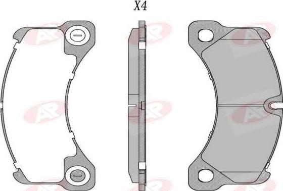 AP-SA 5AP1731 - Set placute frana,frana disc - allinparts.ro