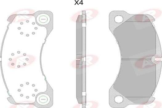 AP-SA 5AP1738 - Set placute frana,frana disc allinparts.ro