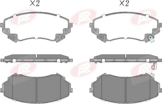 AP-SA 5AP1778 - Set placute frana,frana disc - allinparts.ro