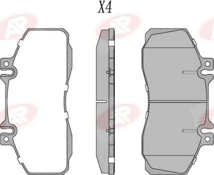 AP-SA 5AP360 - Set placute frana,frana disc allinparts.ro