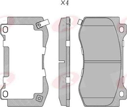 AP-SA 5AP5259 - Set placute frana,frana disc allinparts.ro