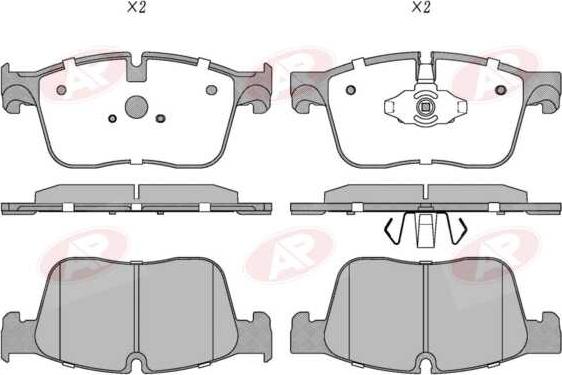 AP-SA 5AP2096 - Set placute frana,frana disc allinparts.ro