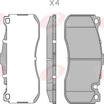 AP-SA 5AP2017 - Set placute frana,frana disc - allinparts.ro