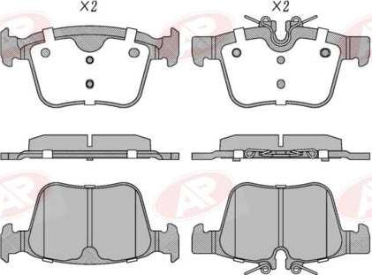 AP-SA 5AP2028 - Set placute frana,frana disc - allinparts.ro
