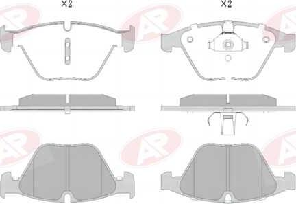 AP-SA 5AP2295 - Set placute frana,frana disc - allinparts.ro