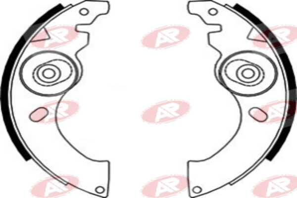 AP-SA A9040 - Set saboti frana - allinparts.ro