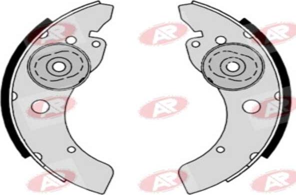 AP-SA A9030 - Set saboti frana - allinparts.ro
