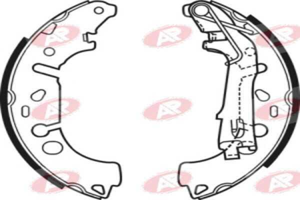 AP-SA A9100 - Set saboti frana allinparts.ro