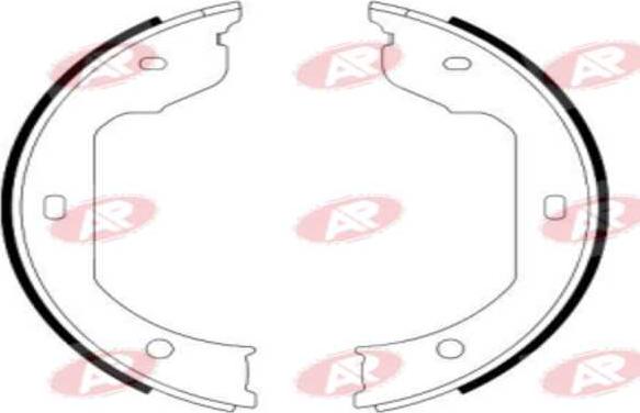 AP-SA A9110 - Set saboti frana allinparts.ro