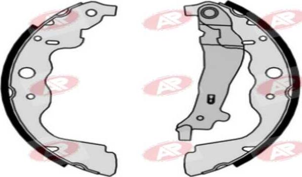 AP-SA A9890 - Set saboti frana allinparts.ro
