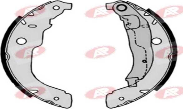 AP-SA A9220 - Set saboti frana allinparts.ro