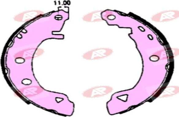 AP-SA A4920 - Set saboti frana - allinparts.ro