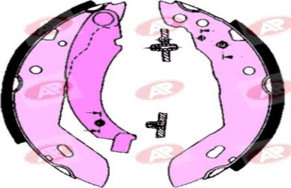 AP-SA A4480 - Set saboti frana - allinparts.ro