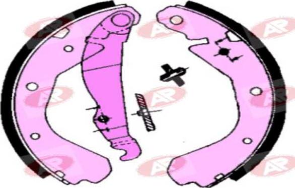AP-SA A4660 - Set saboti frana allinparts.ro