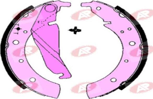 AP-SA A4680 - Set saboti frana - allinparts.ro