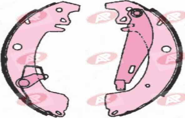 AP-SA A5095 - Set saboti frana allinparts.ro