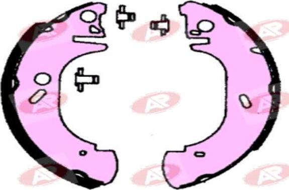 AP-SA A6750 - Set saboti frana allinparts.ro