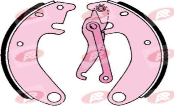 AP-SA A0420 - Set saboti frana - allinparts.ro