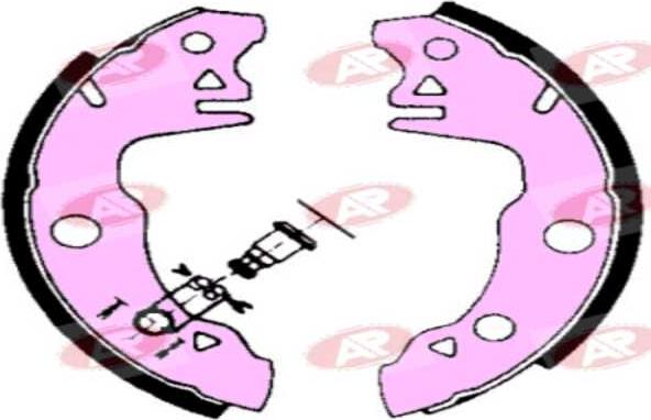 AP-SA A0520 - Set saboti frana - allinparts.ro
