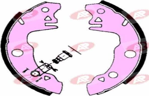 AP-SA A0521 - Set saboti frana - allinparts.ro